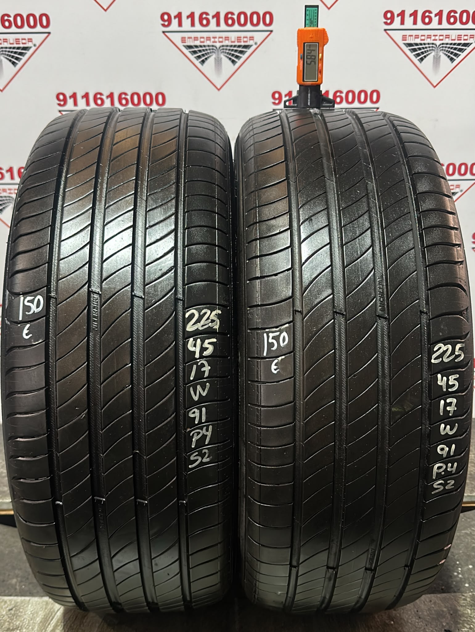 MICHELIN PRIMACY 4 USADO  225/45 R17 91 W